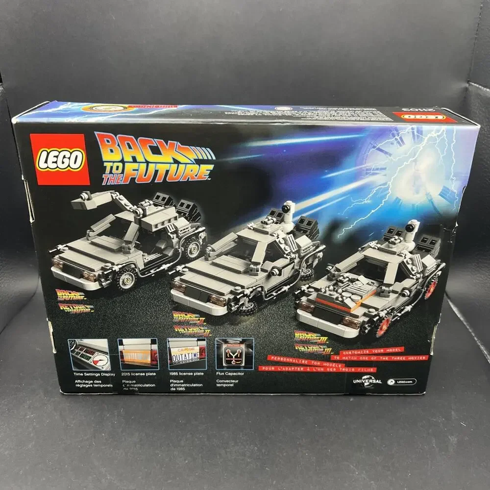 LEGO 21103 Back to the Future DeLorean Time Machine CUUS#004 RETIRED Marty McFly